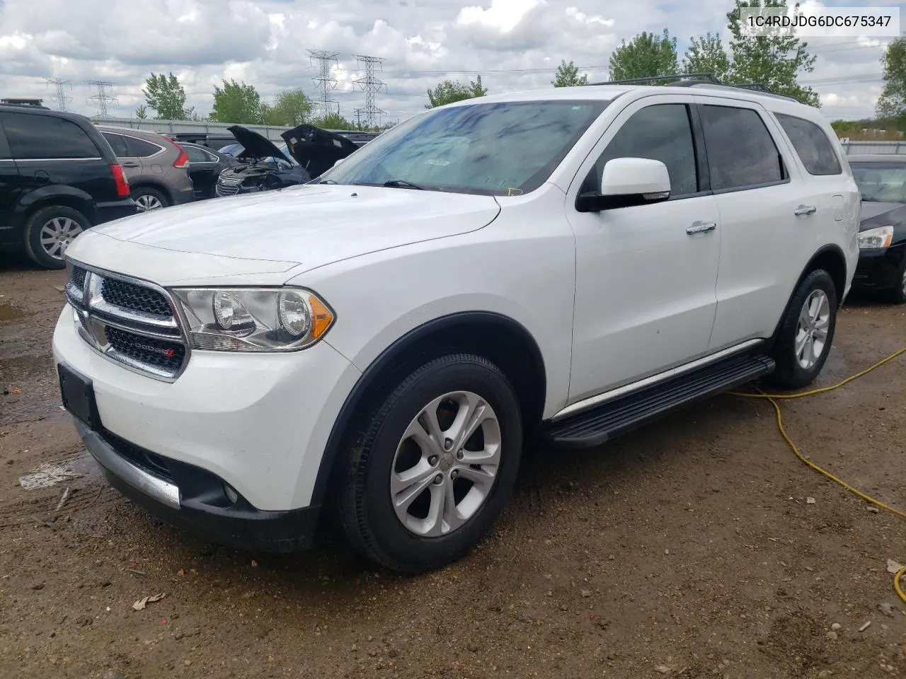 2013 Dodge Durango Crew VIN: 1C4RDJDG6DC675347 Lot: 53960264