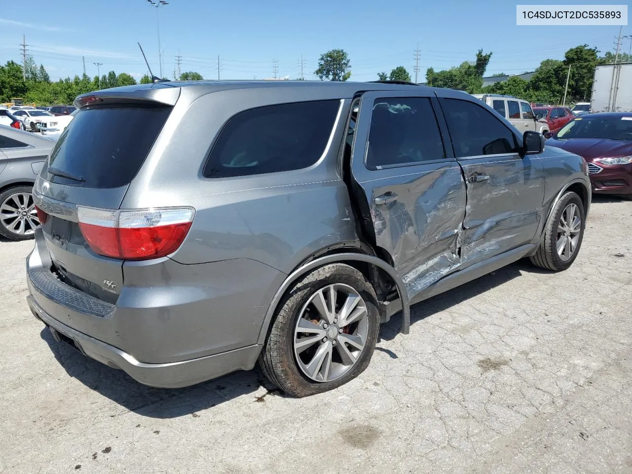 2013 Dodge Durango R/T VIN: 1C4SDJCT2DC535893 Lot: 56853504