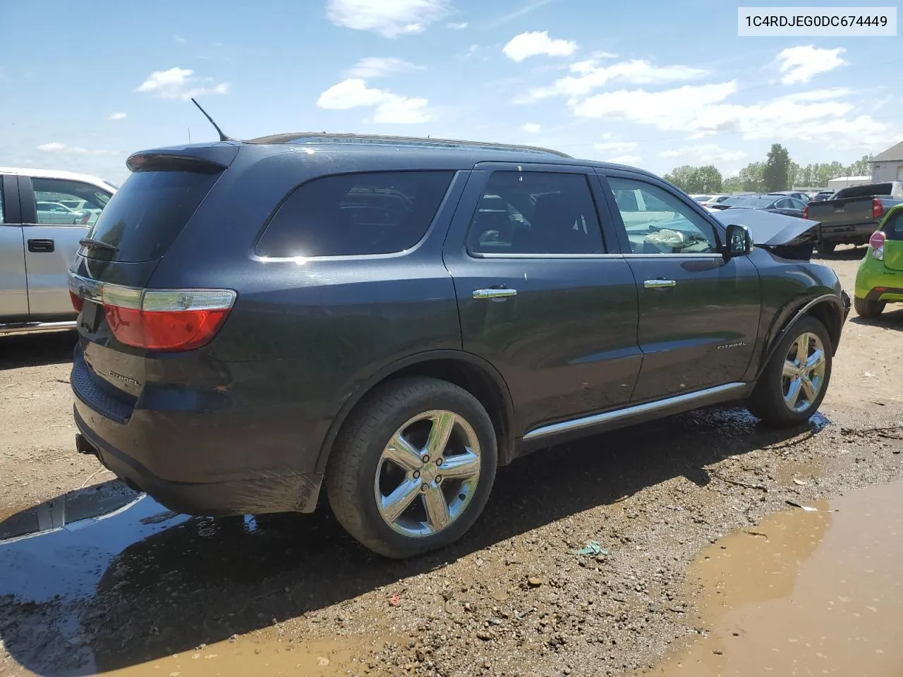 2013 Dodge Durango Citadel VIN: 1C4RDJEG0DC674449 Lot: 58005394