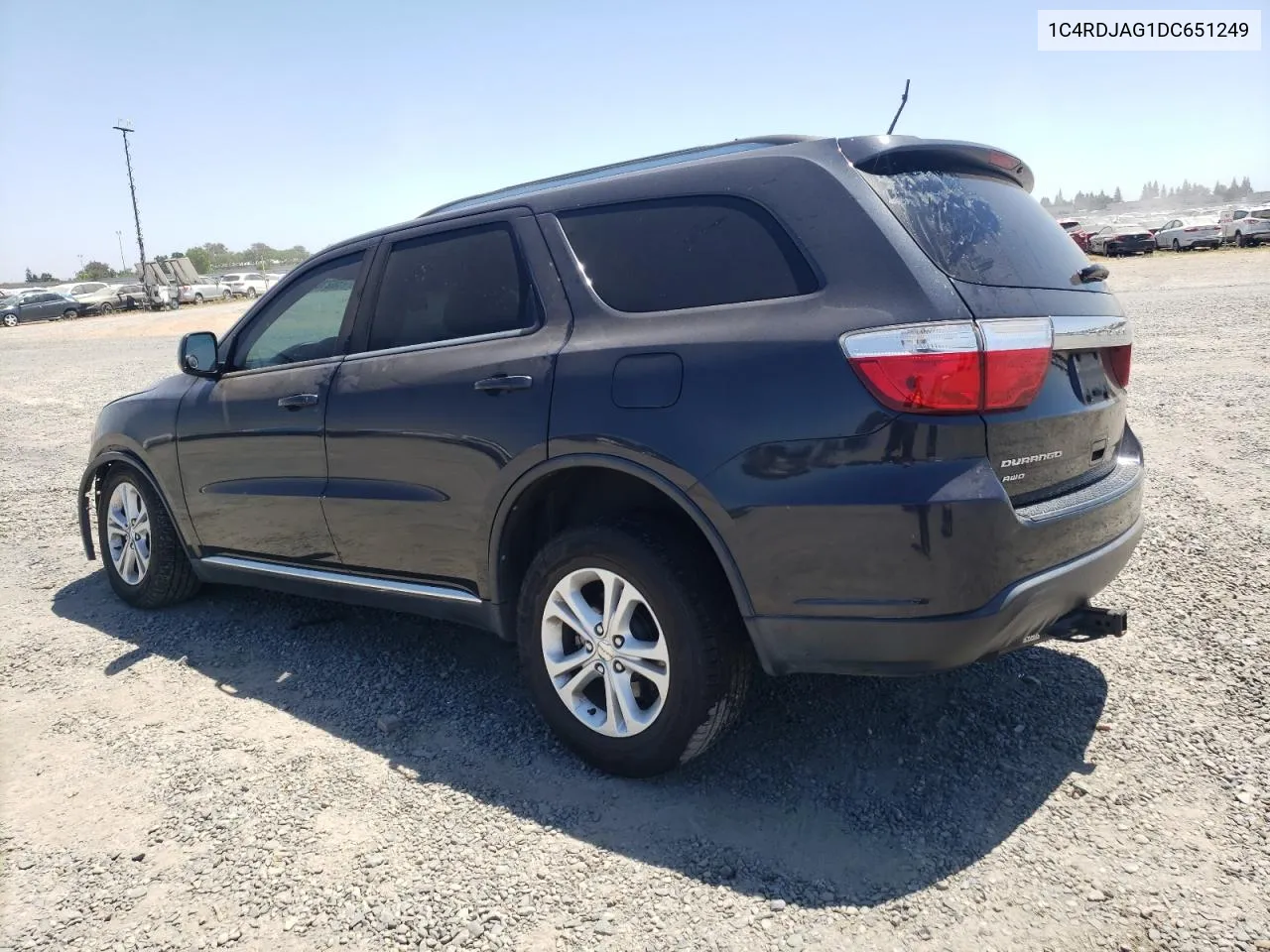 2013 Dodge Durango Sxt VIN: 1C4RDJAG1DC651249 Lot: 58210974