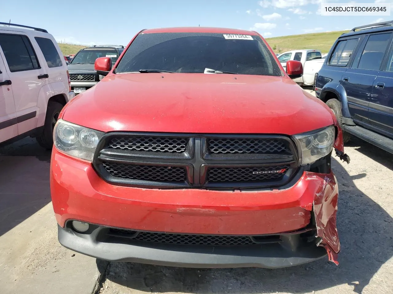 2013 Dodge Durango R/T VIN: 1C4SDJCT5DC669345 Lot: 59773264