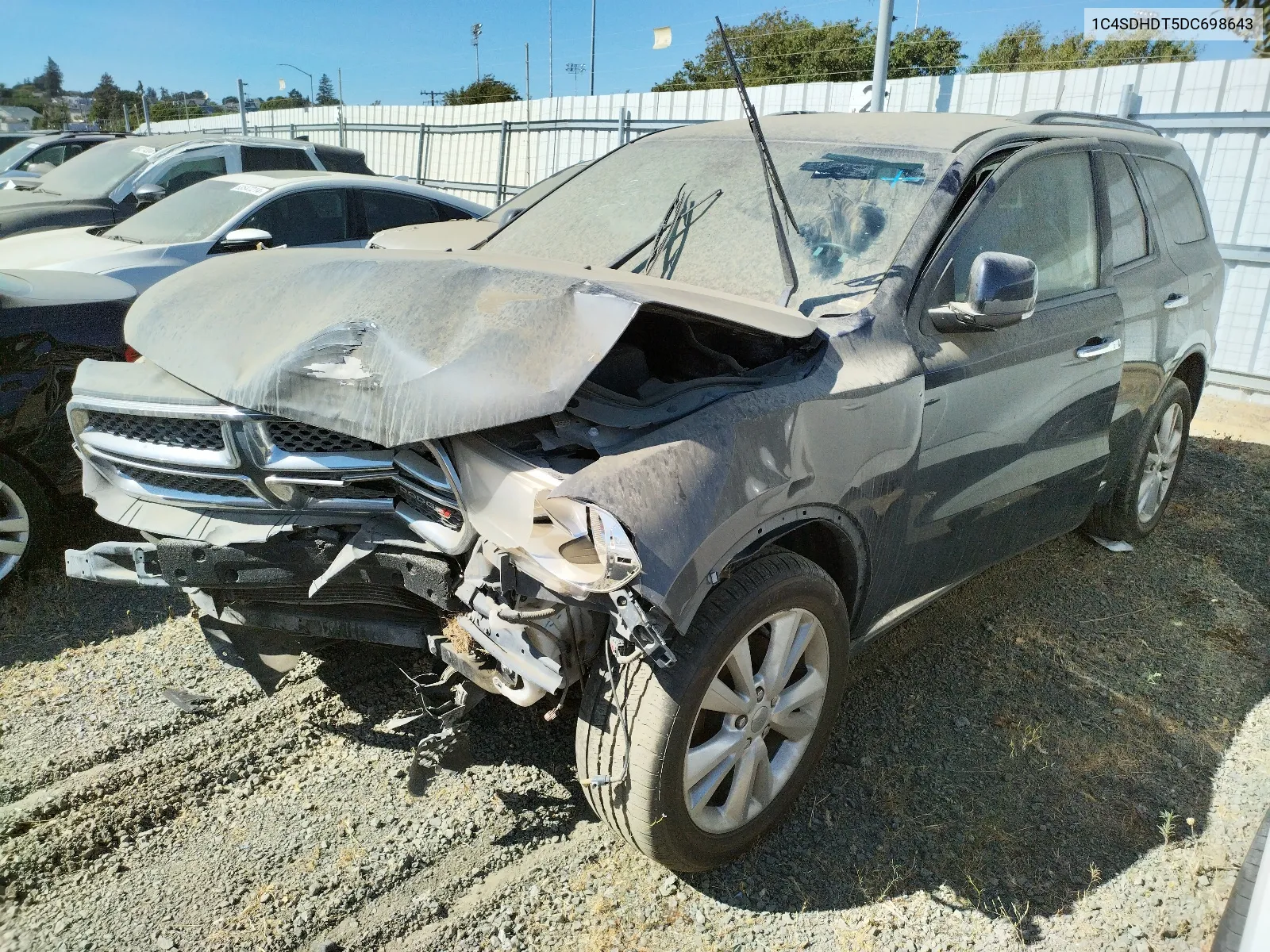 2013 Dodge Durango Crew VIN: 1C4SDHDT5DC698643 Lot: 60062784