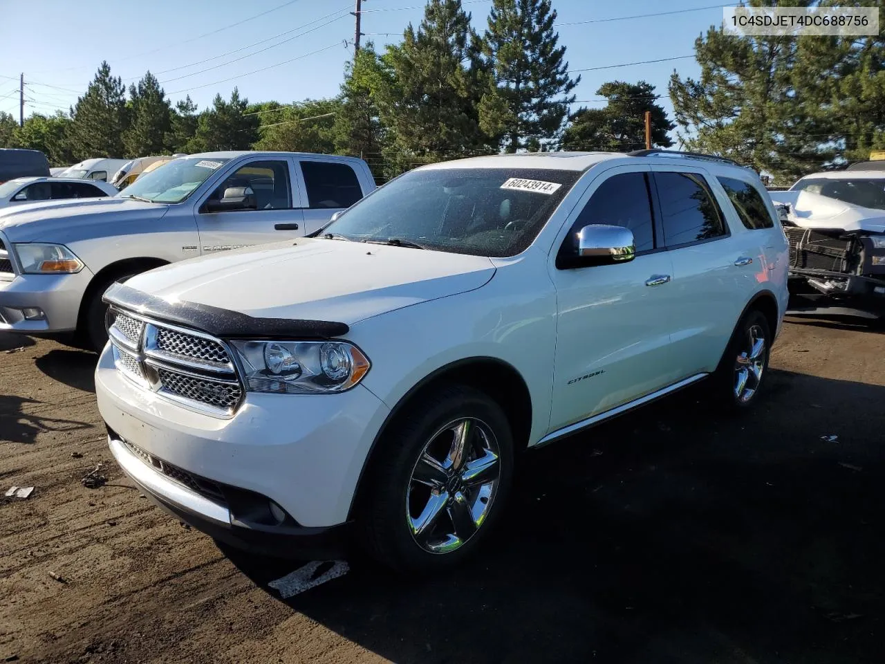 2013 Dodge Durango Citadel VIN: 1C4SDJET4DC688756 Lot: 60243914