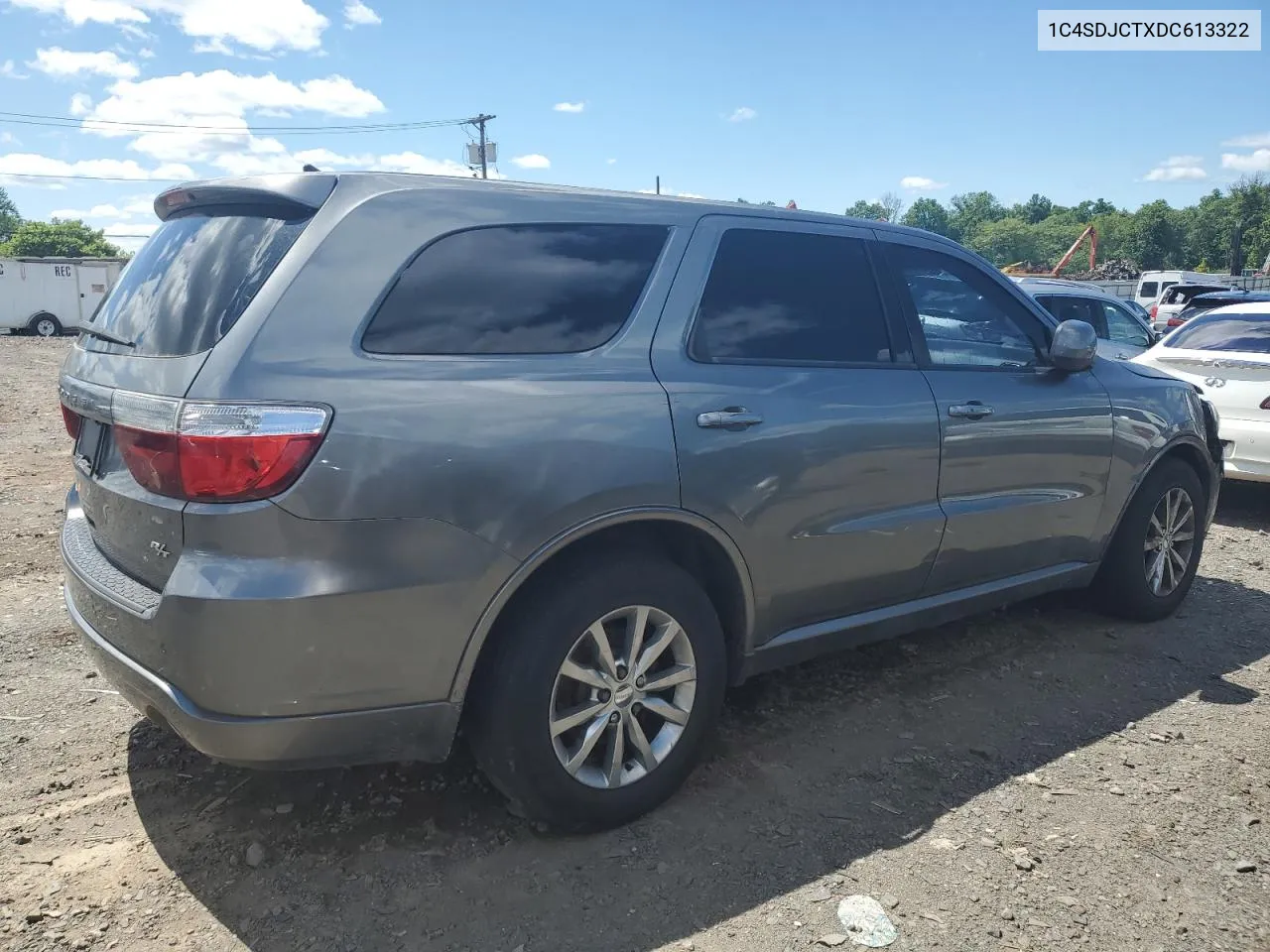 2013 Dodge Durango R/T VIN: 1C4SDJCTXDC613322 Lot: 60860964