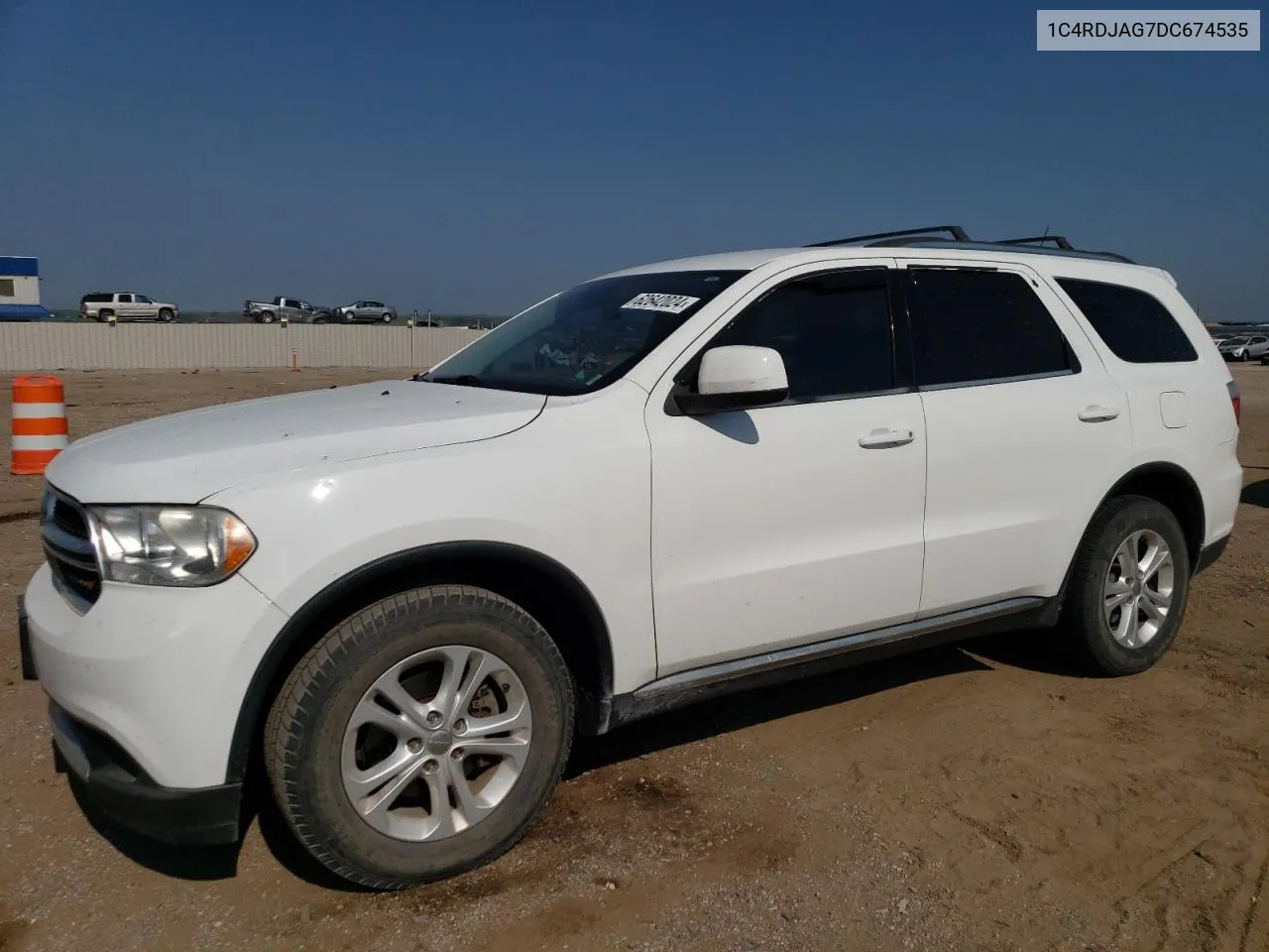 2013 Dodge Durango Sxt VIN: 1C4RDJAG7DC674535 Lot: 62642024