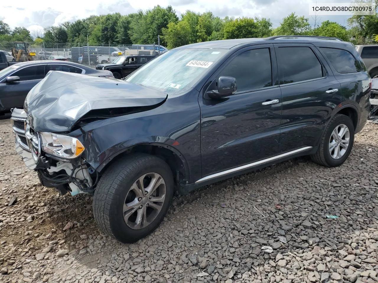 2013 Dodge Durango Crew VIN: 1C4RDJDG8DC700975 Lot: 64846484