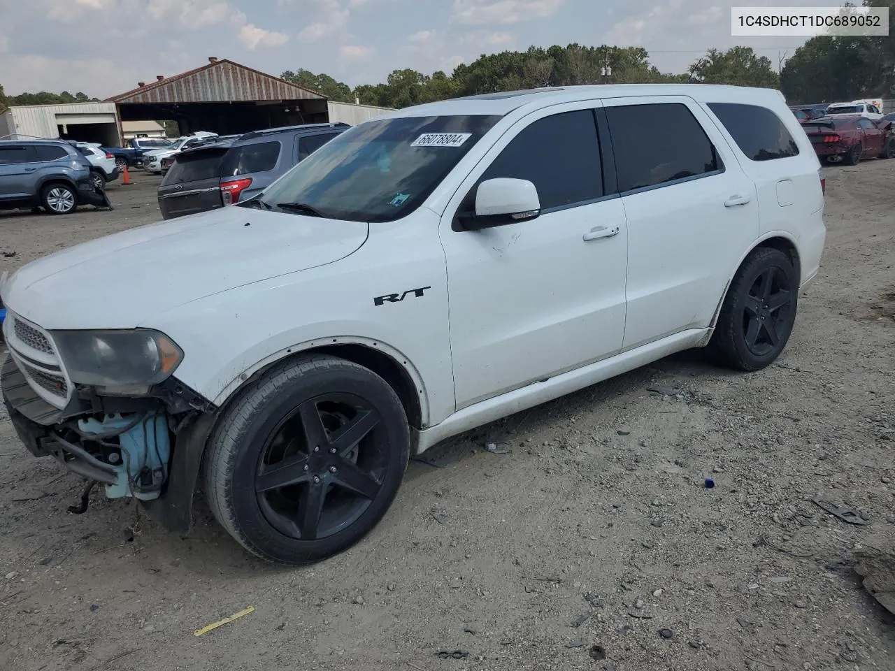 2013 Dodge Durango R/T VIN: 1C4SDHCT1DC689052 Lot: 66078804