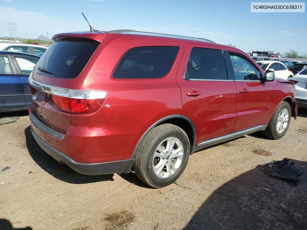 2013 Dodge Durango Sxt VIN: 1C4RDHAG3DC658311 Lot: 66627794