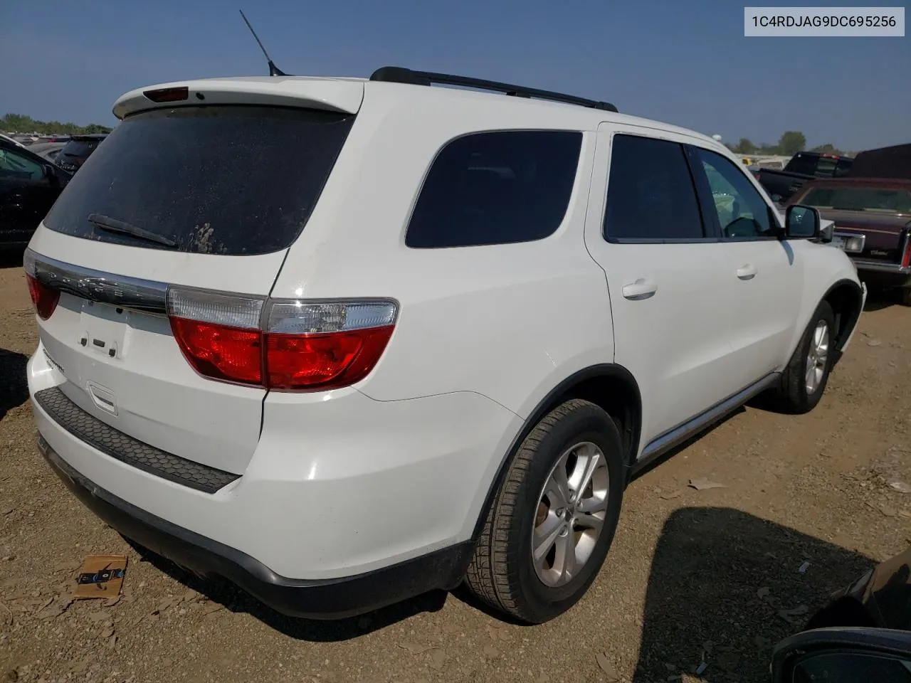 2013 Dodge Durango Sxt VIN: 1C4RDJAG9DC695256 Lot: 66739974