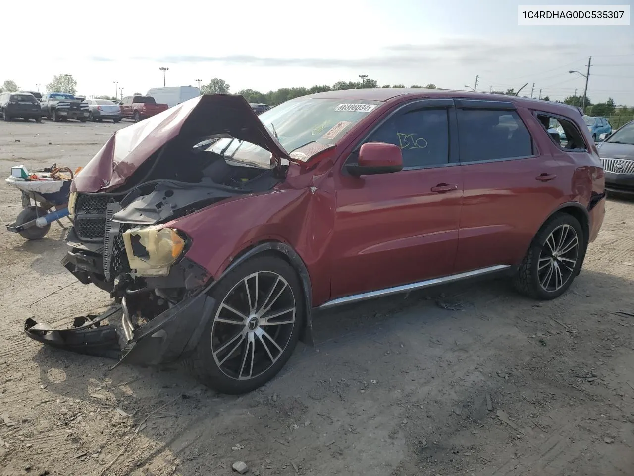 1C4RDHAG0DC535307 2013 Dodge Durango Sxt