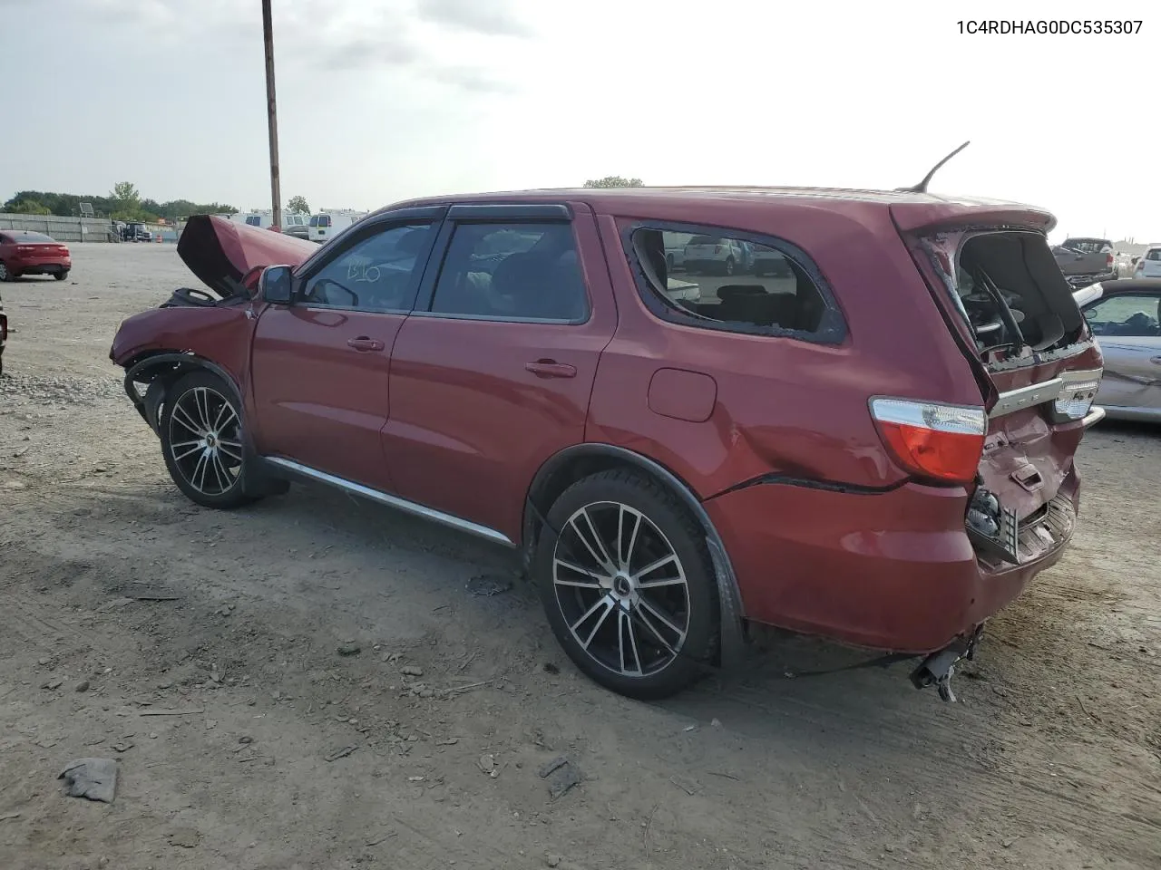 2013 Dodge Durango Sxt VIN: 1C4RDHAG0DC535307 Lot: 66886034