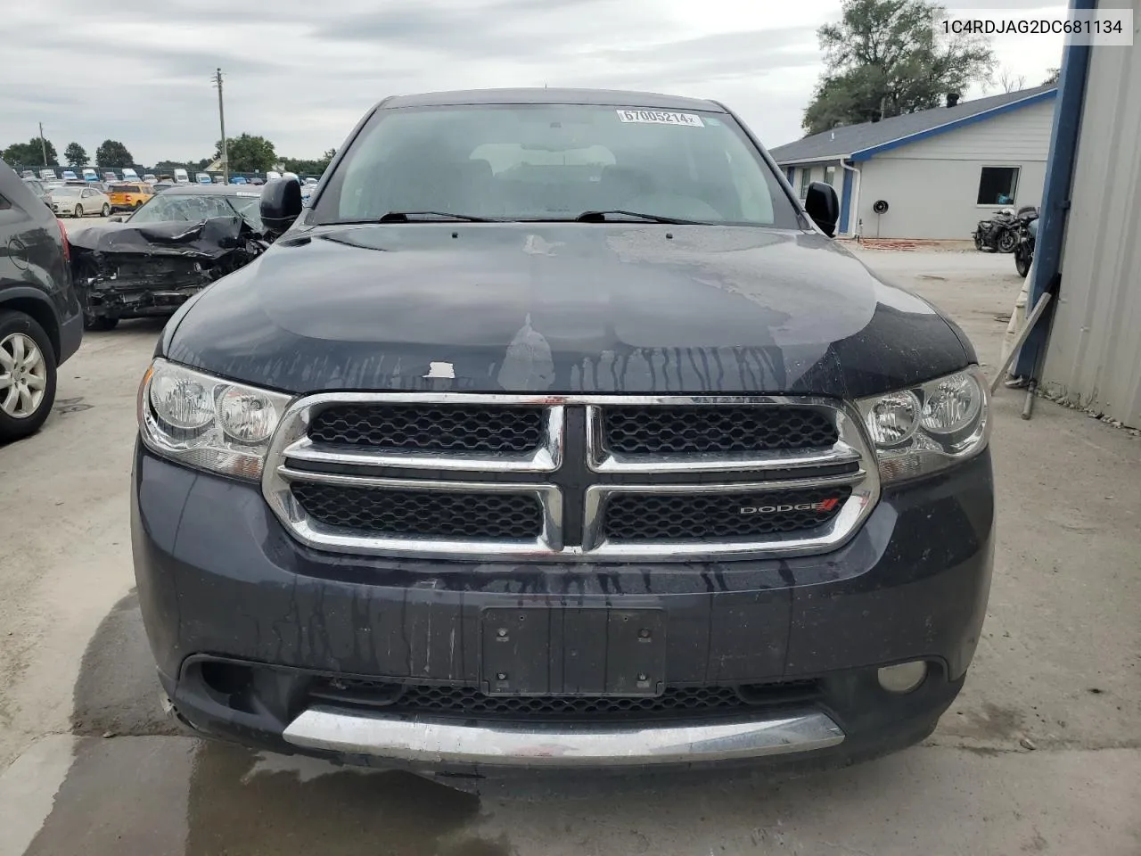 2013 Dodge Durango Sxt VIN: 1C4RDJAG2DC681134 Lot: 67005214