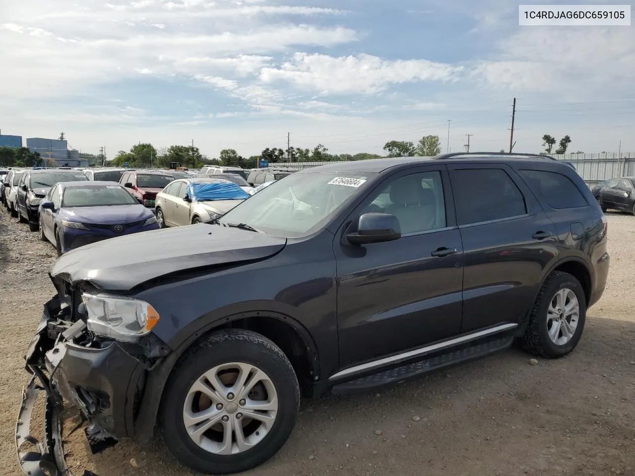 2013 Dodge Durango Sxt VIN: 1C4RDJAG6DC659105 Lot: 67646604