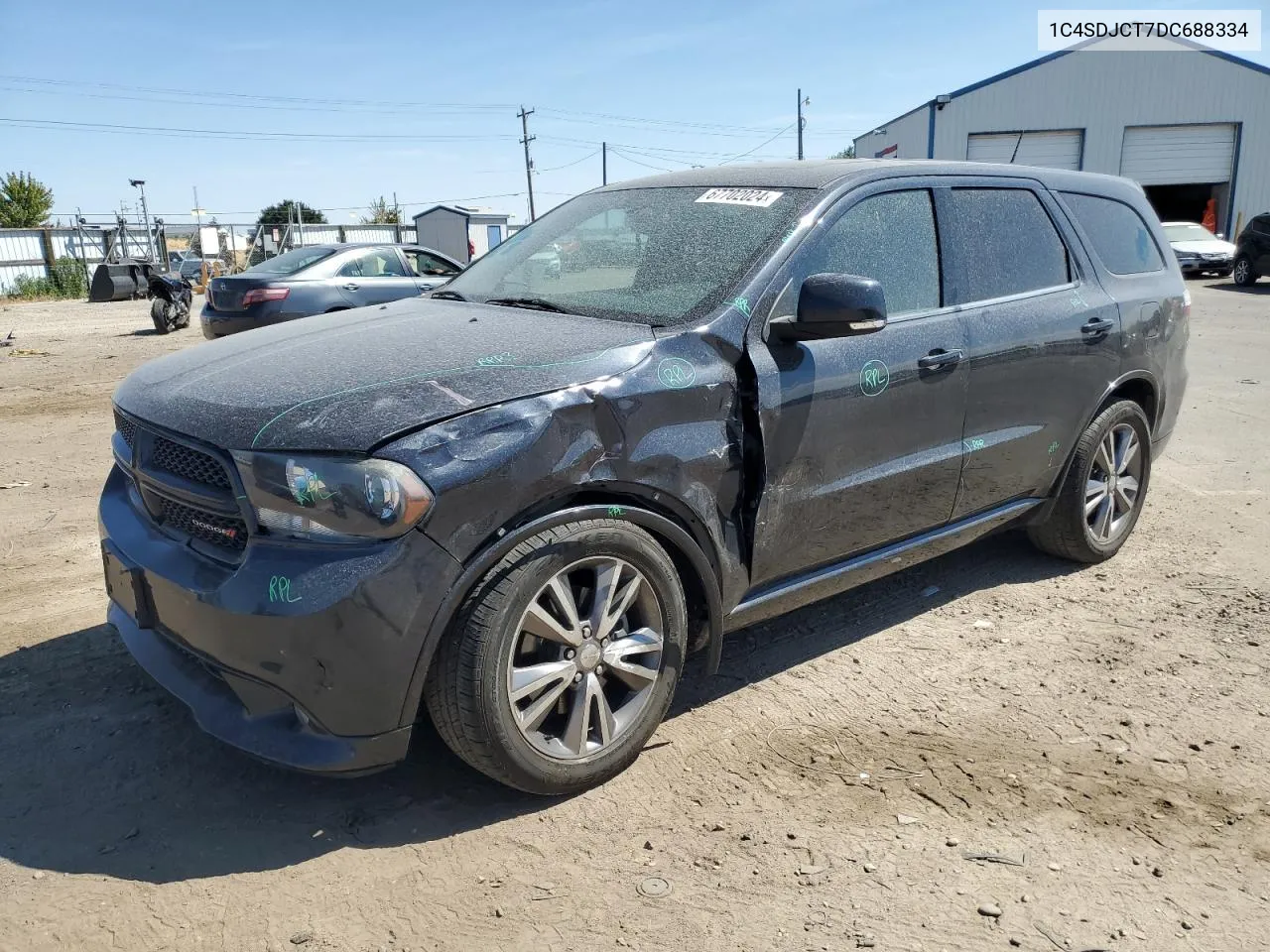 2013 Dodge Durango R/T VIN: 1C4SDJCT7DC688334 Lot: 67702024