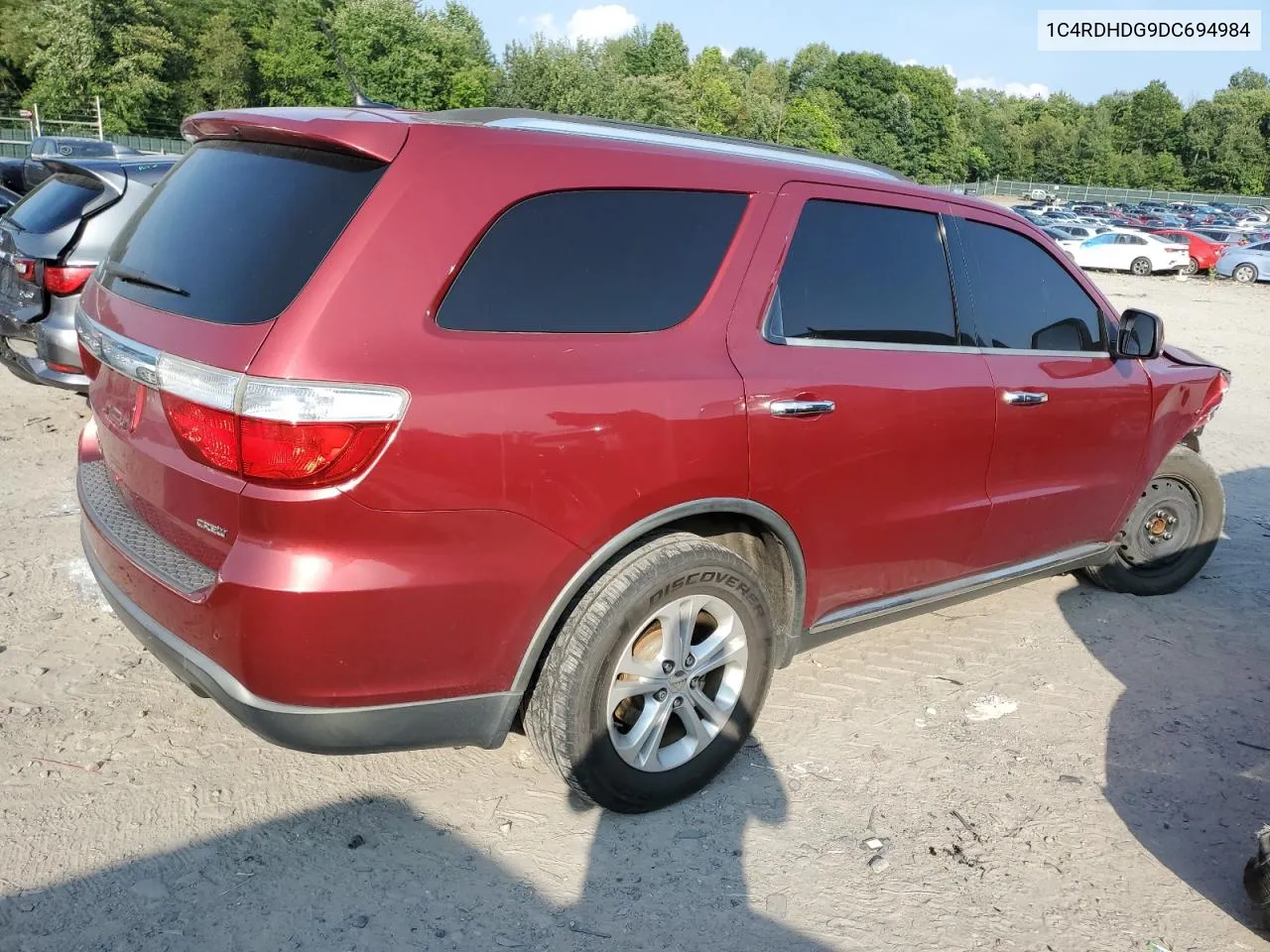 2013 Dodge Durango Crew VIN: 1C4RDHDG9DC694984 Lot: 67900504