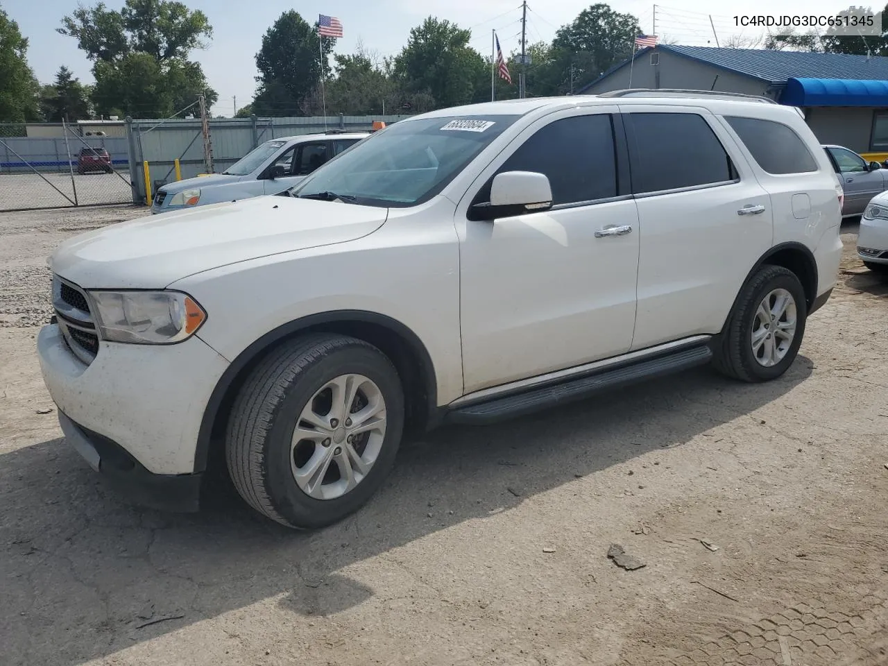 2013 Dodge Durango Crew VIN: 1C4RDJDG3DC651345 Lot: 68320604