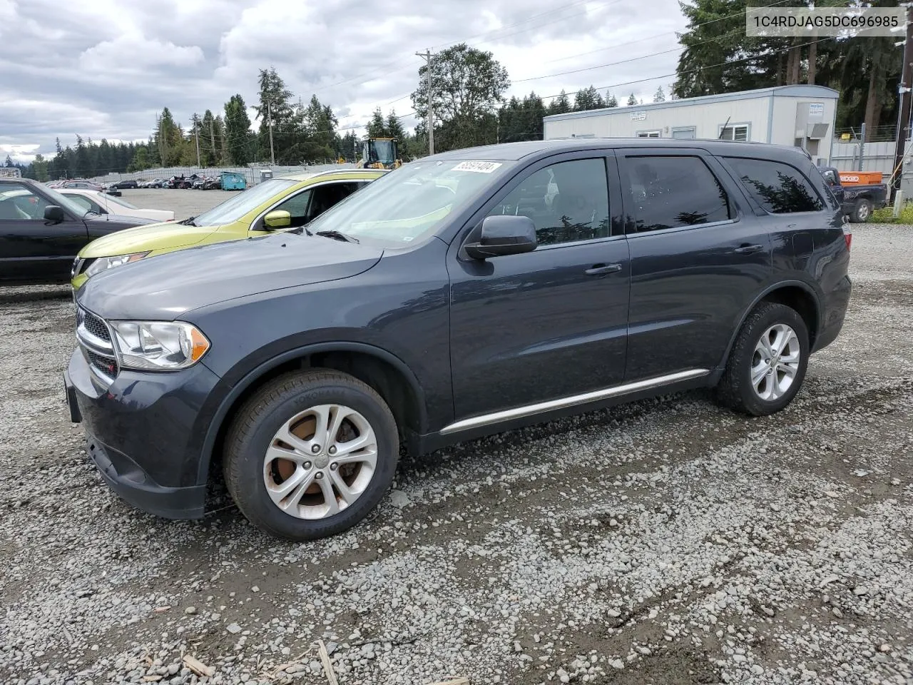 2013 Dodge Durango Sxt VIN: 1C4RDJAG5DC696985 Lot: 68591404