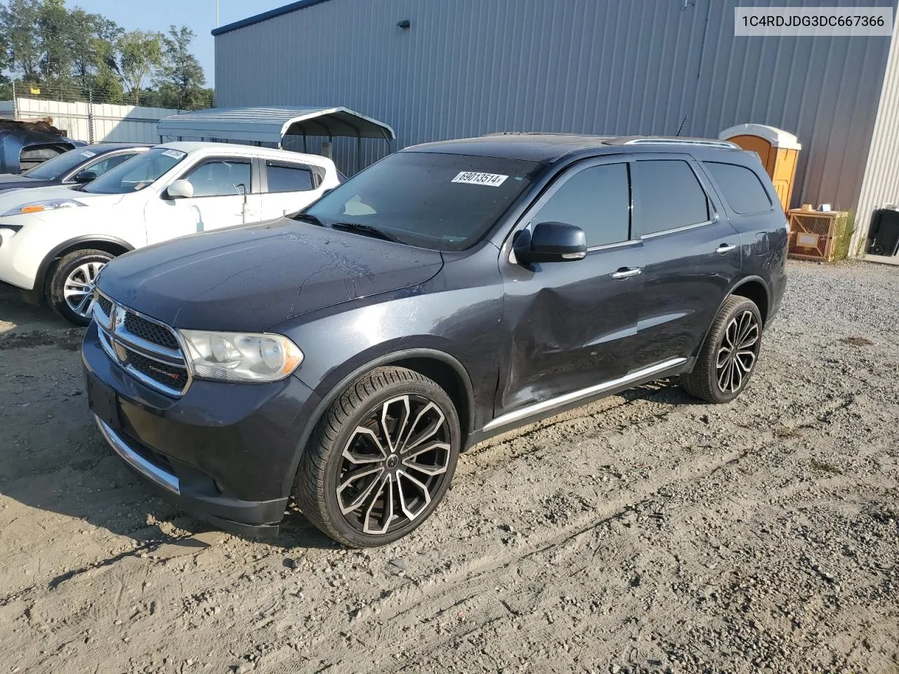 2013 Dodge Durango Crew VIN: 1C4RDJDG3DC667366 Lot: 69013514