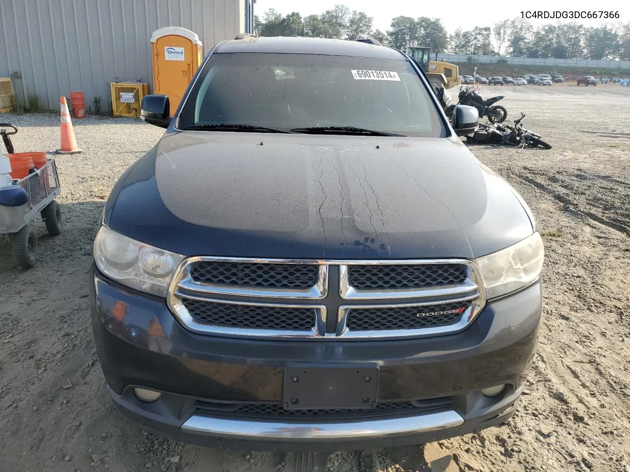 2013 Dodge Durango Crew VIN: 1C4RDJDG3DC667366 Lot: 69013514