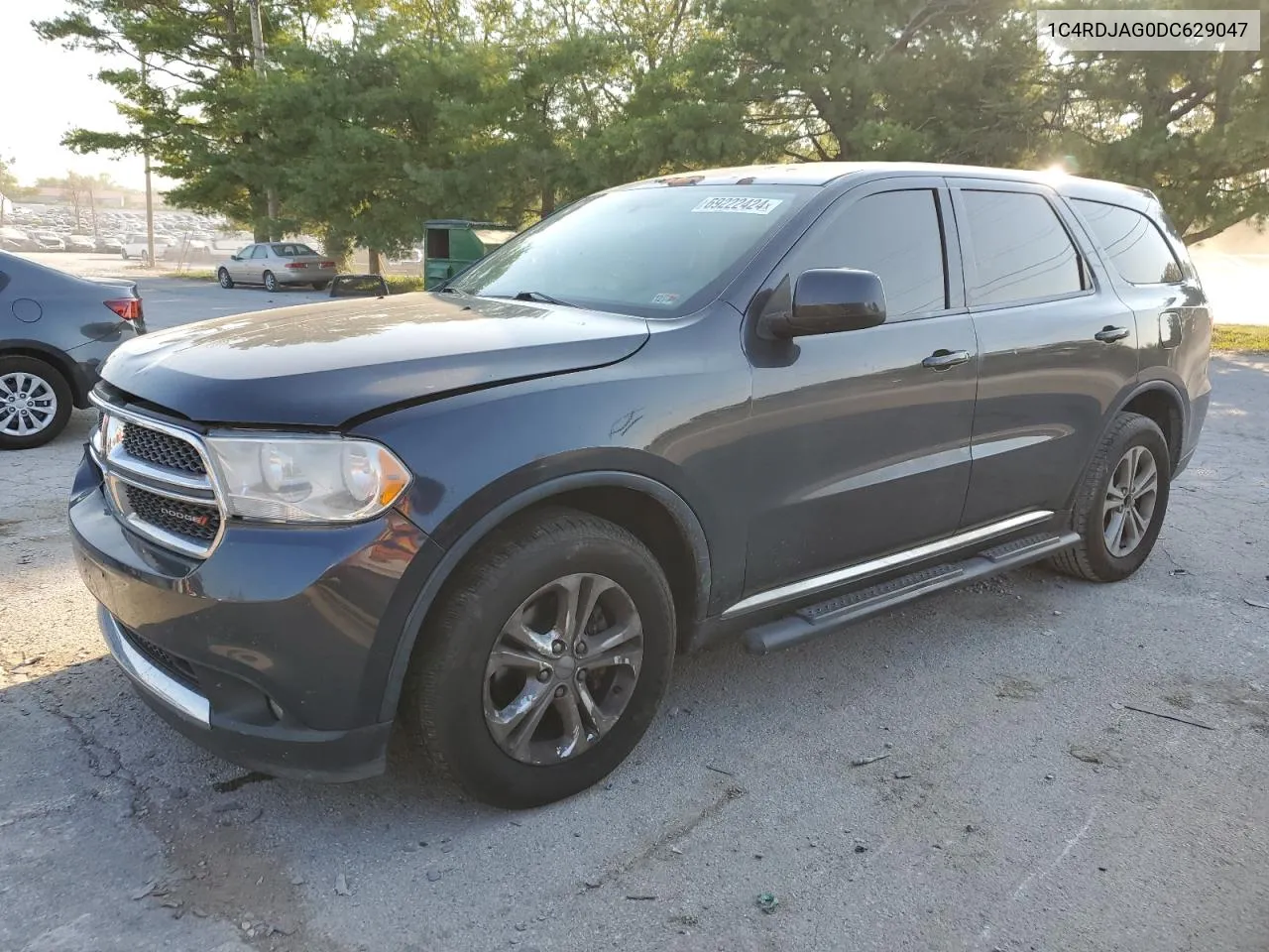 2013 Dodge Durango Sxt VIN: 1C4RDJAG0DC629047 Lot: 69222424