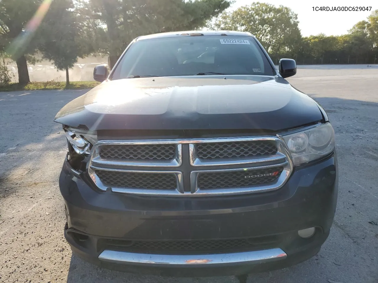 2013 Dodge Durango Sxt VIN: 1C4RDJAG0DC629047 Lot: 69222424