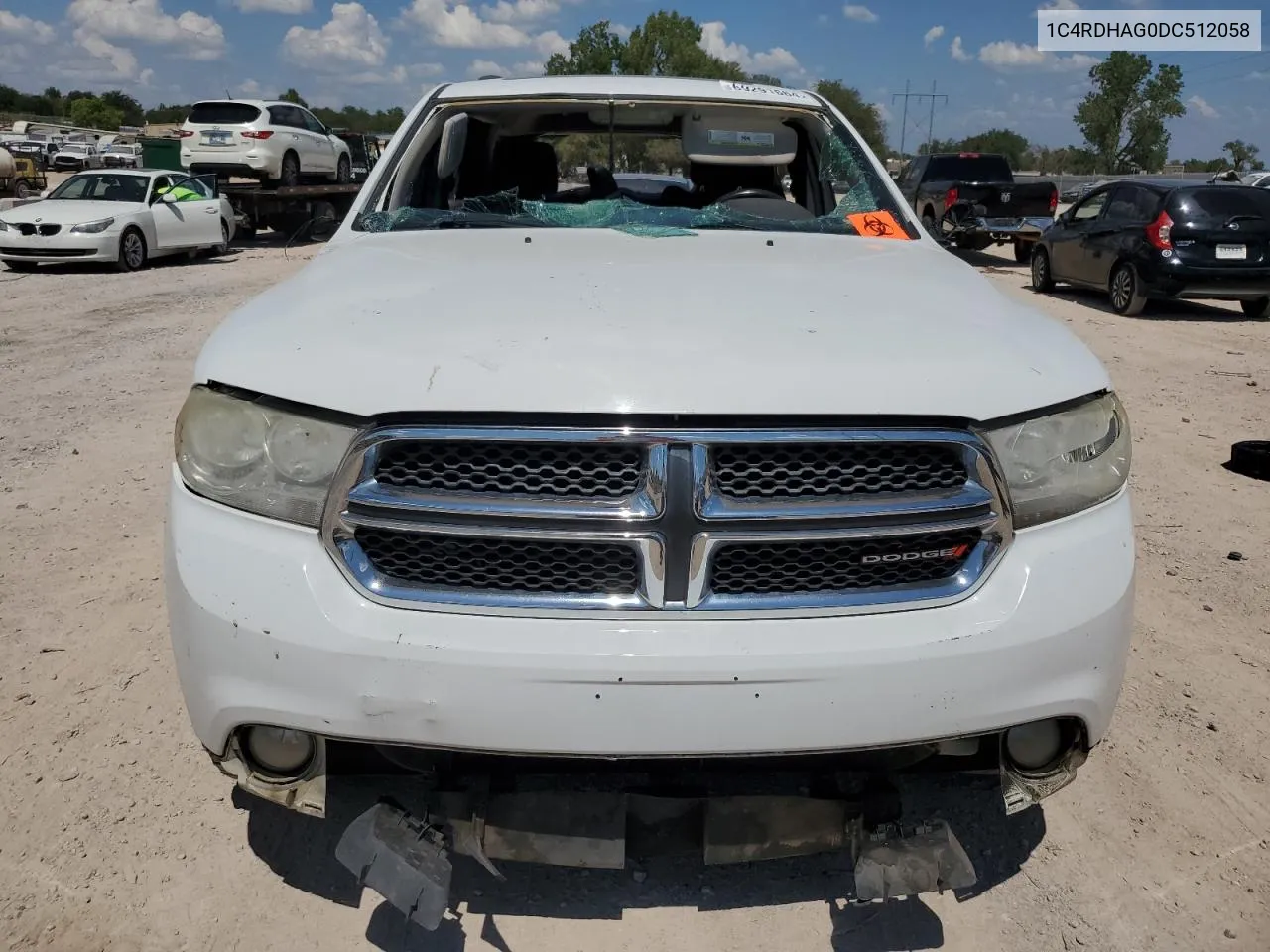 2013 Dodge Durango Sxt VIN: 1C4RDHAG0DC512058 Lot: 69291684