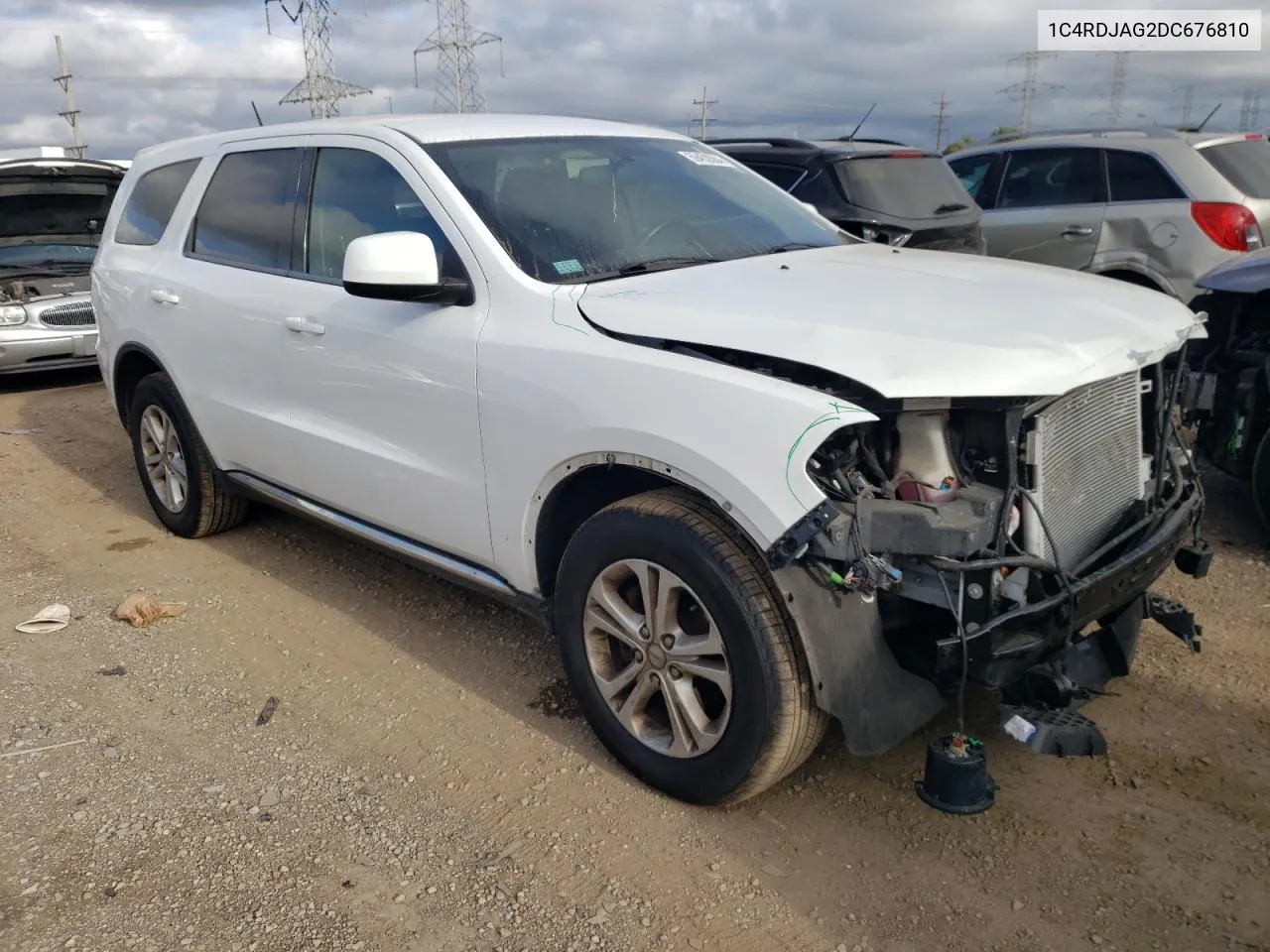 2013 Dodge Durango Sxt VIN: 1C4RDJAG2DC676810 Lot: 69452064