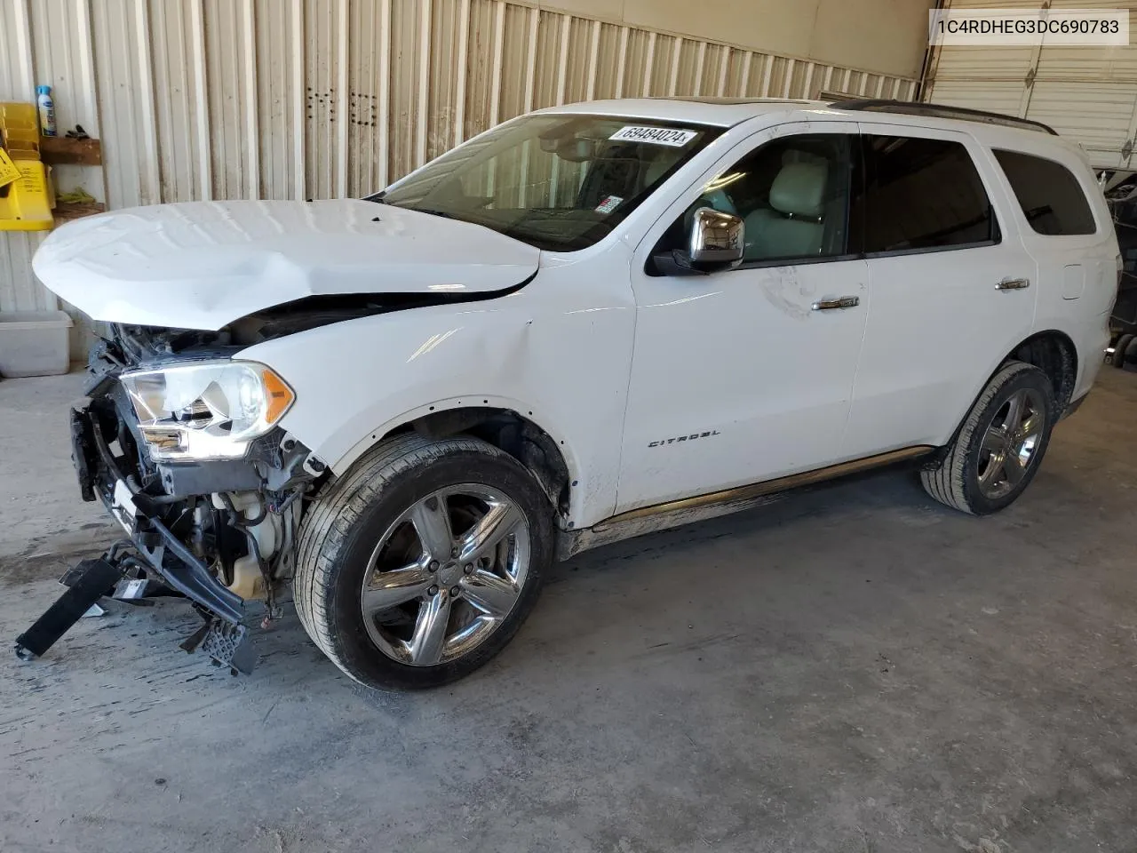 2013 Dodge Durango Citadel VIN: 1C4RDHEG3DC690783 Lot: 69484024