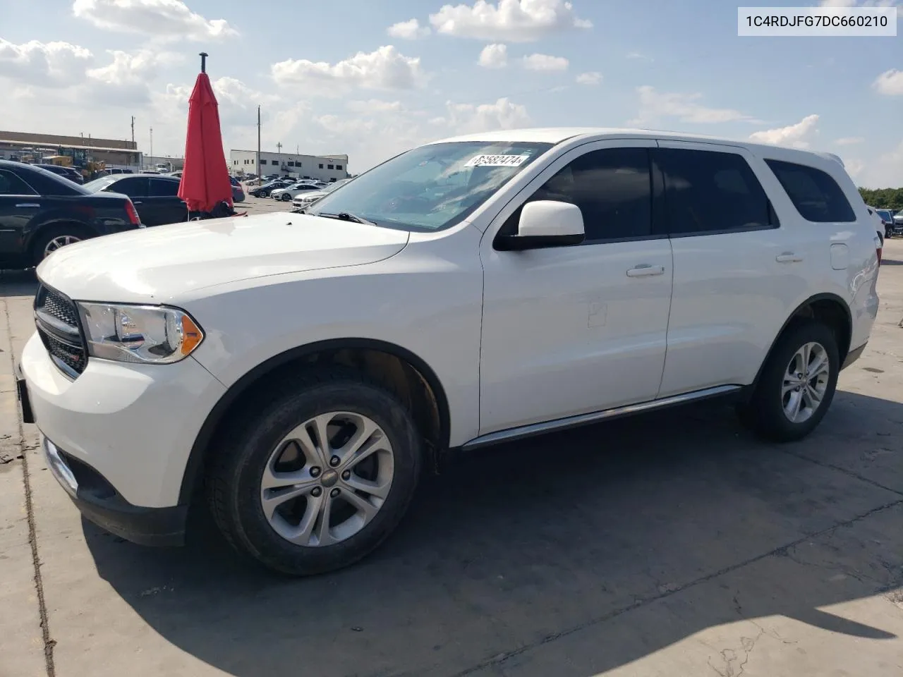 2013 Dodge Durango Ssv VIN: 1C4RDJFG7DC660210 Lot: 69582474