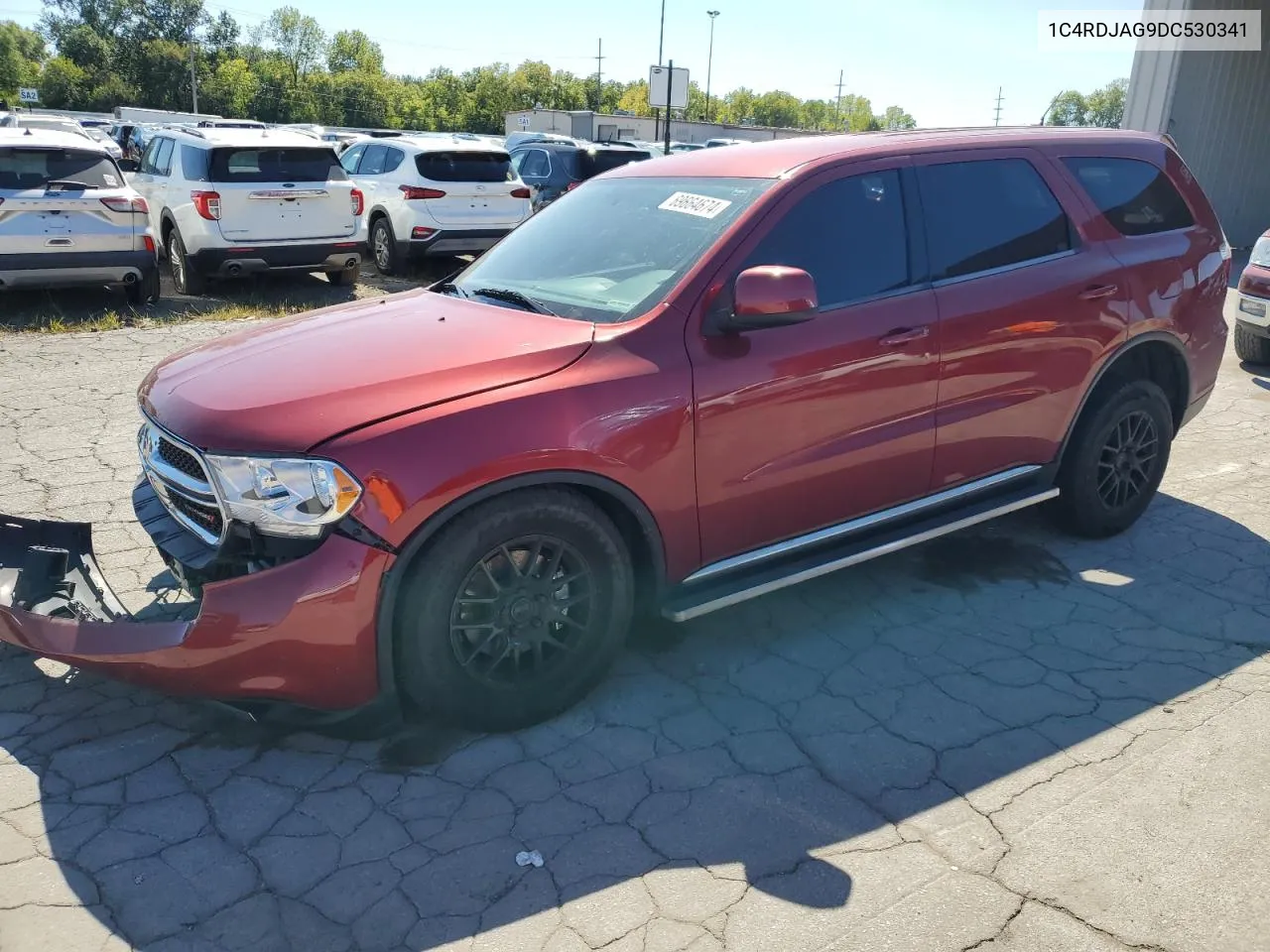 2013 Dodge Durango Sxt VIN: 1C4RDJAG9DC530341 Lot: 69664674