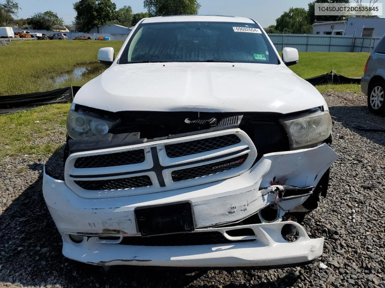 2013 Dodge Durango R/T VIN: 1C4SDJCT2DC535845 Lot: 69692654