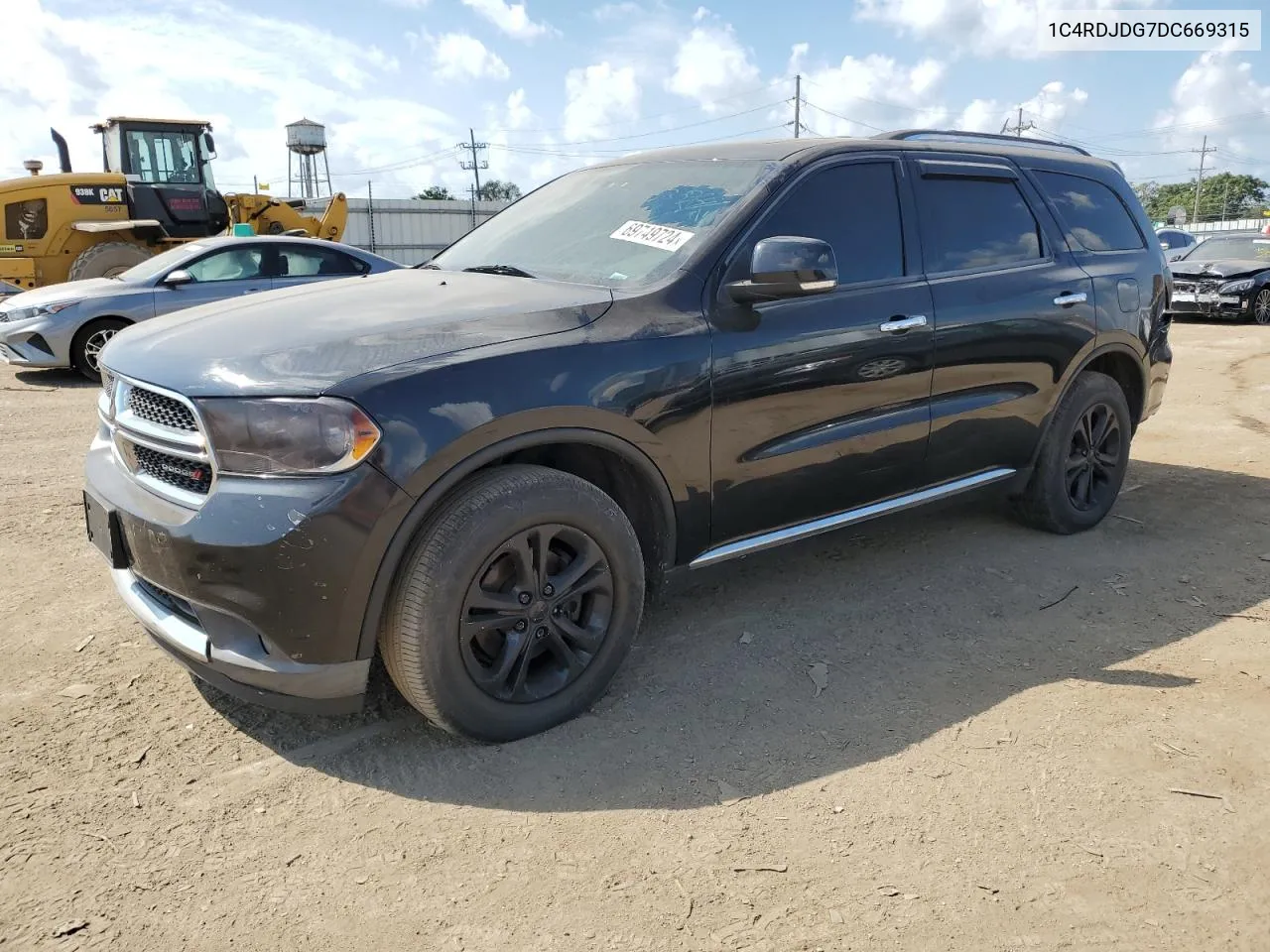 2013 Dodge Durango Crew VIN: 1C4RDJDG7DC669315 Lot: 69749724