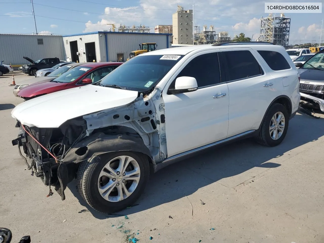 2013 Dodge Durango Crew VIN: 1C4RDHDG8DC616504 Lot: 69893904