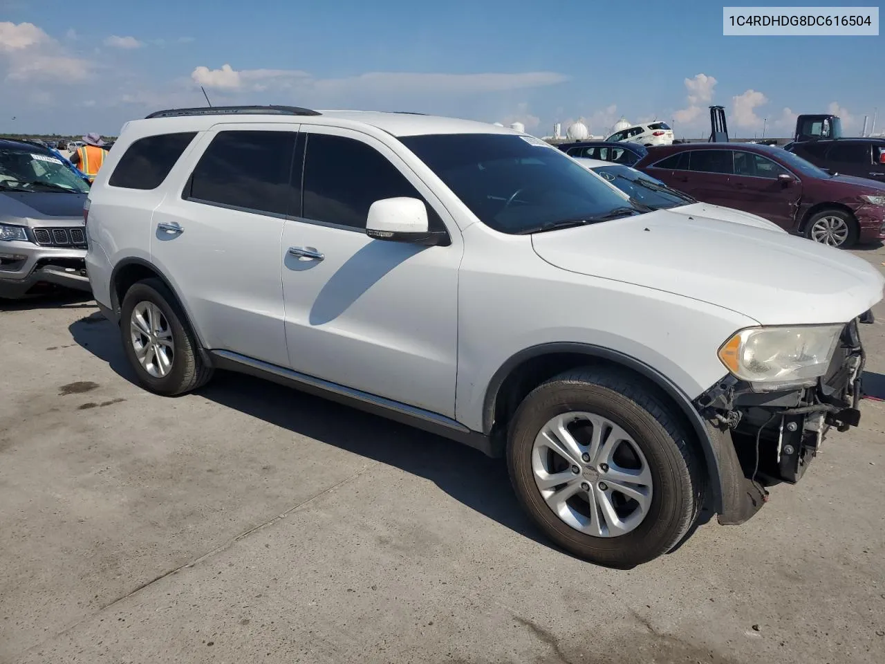 2013 Dodge Durango Crew VIN: 1C4RDHDG8DC616504 Lot: 69893904