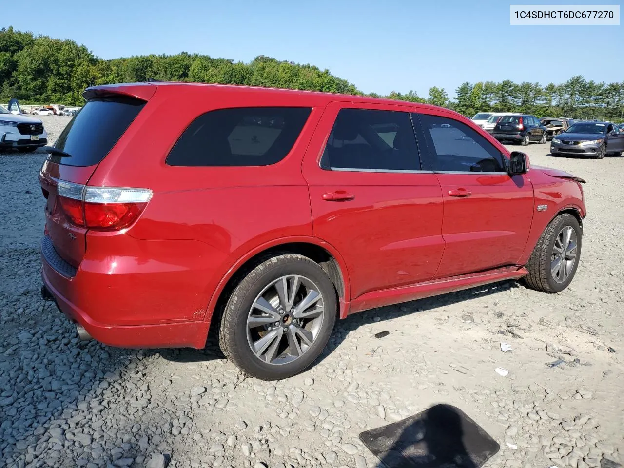 2013 Dodge Durango R/T VIN: 1C4SDHCT6DC677270 Lot: 69986394