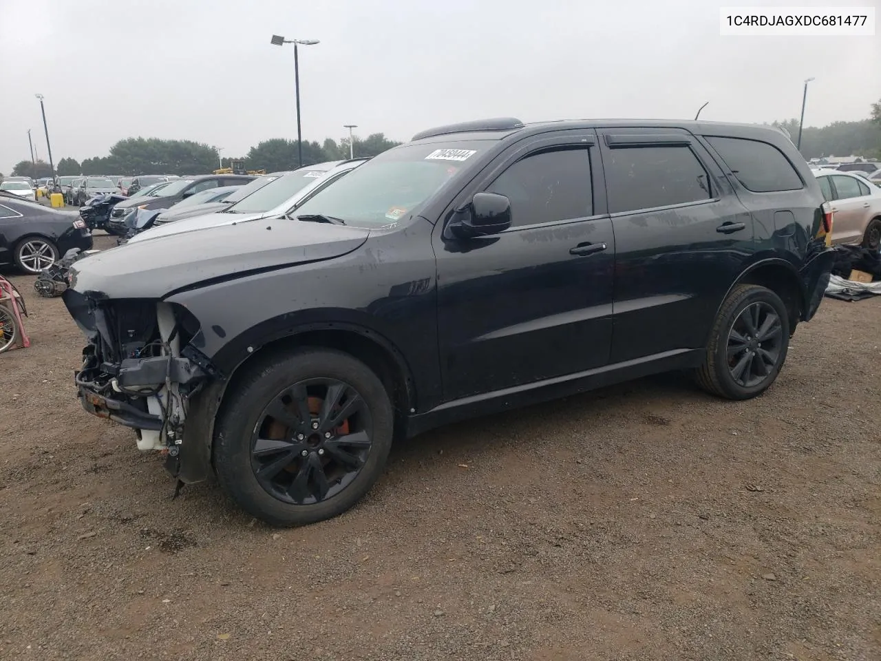 2013 Dodge Durango Sxt VIN: 1C4RDJAGXDC681477 Lot: 70450444