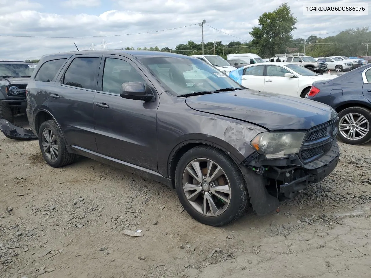 2013 Dodge Durango Sxt VIN: 1C4RDJAG6DC686076 Lot: 70467944