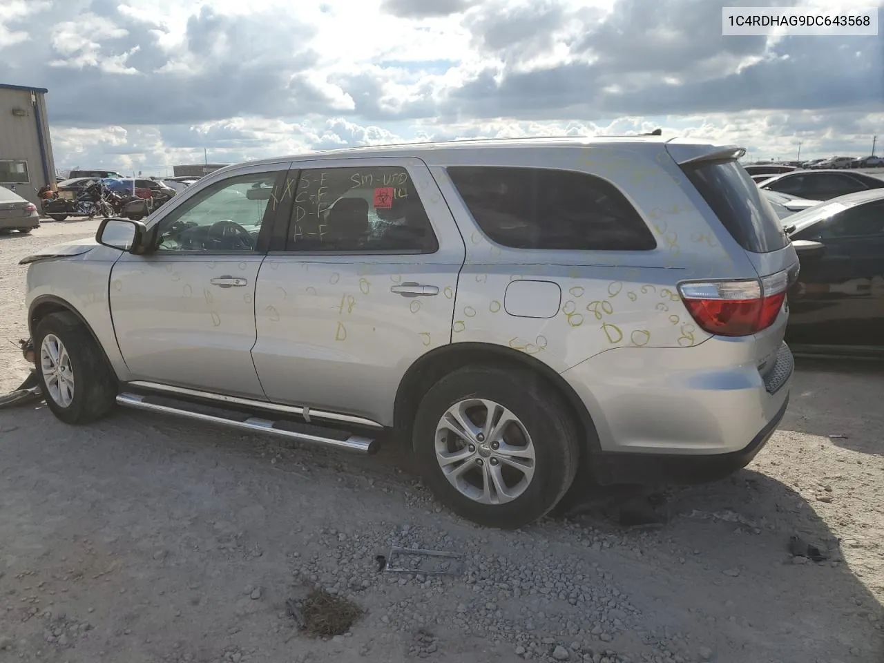 1C4RDHAG9DC643568 2013 Dodge Durango Sxt