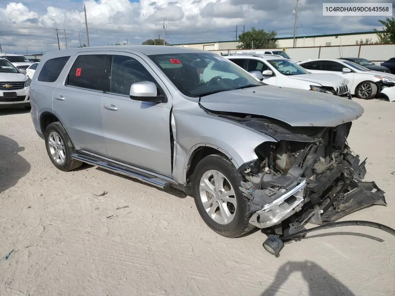 2013 Dodge Durango Sxt VIN: 1C4RDHAG9DC643568 Lot: 71044184