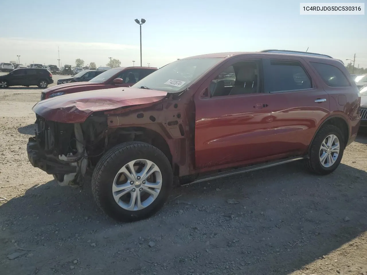 2013 Dodge Durango Crew VIN: 1C4RDJDG5DC530316 Lot: 71422874