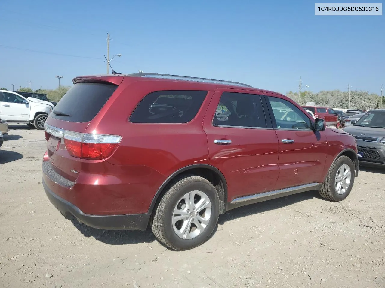 2013 Dodge Durango Crew VIN: 1C4RDJDG5DC530316 Lot: 71422874