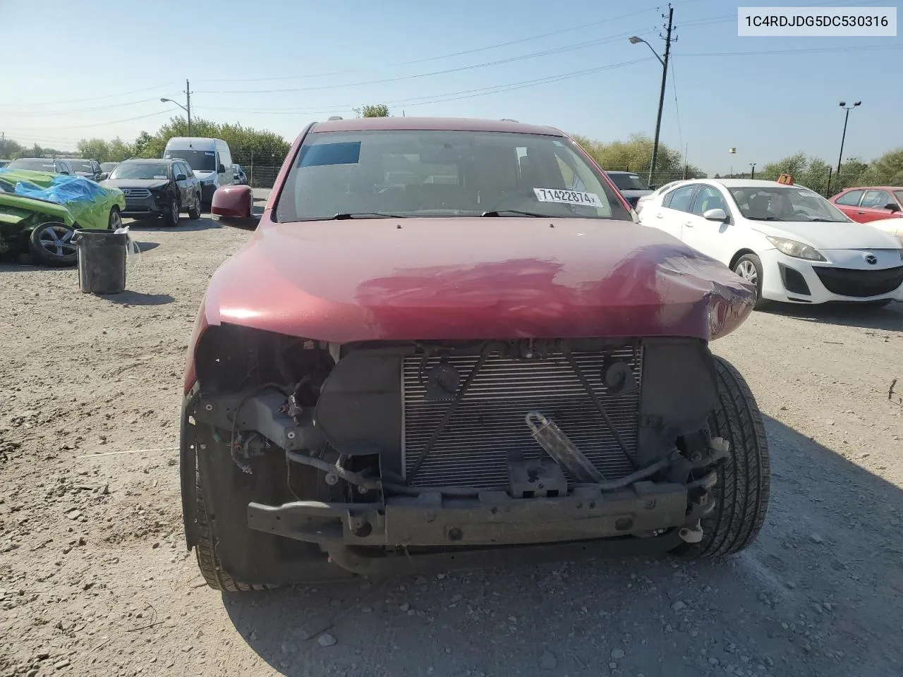 2013 Dodge Durango Crew VIN: 1C4RDJDG5DC530316 Lot: 71422874