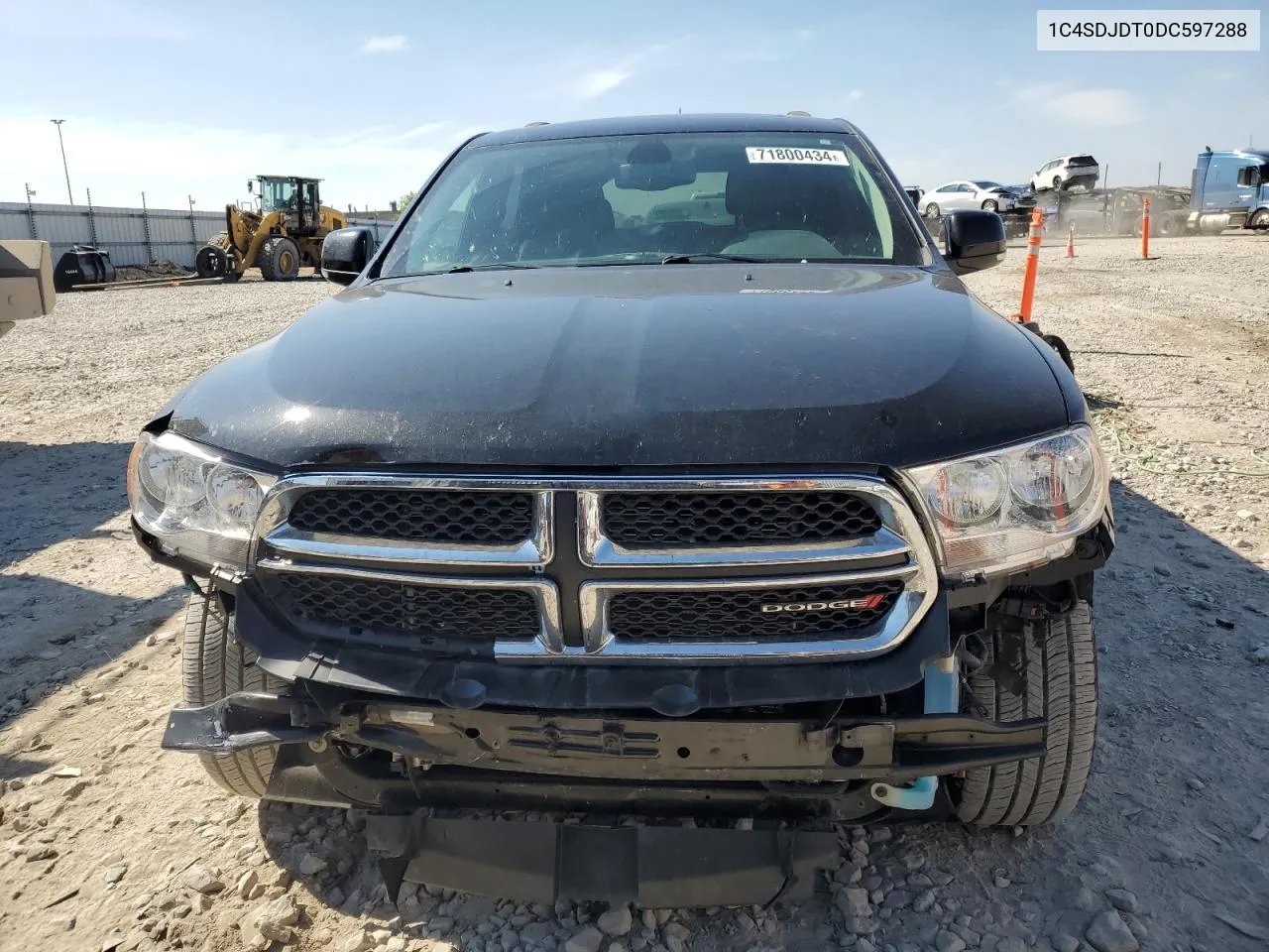 2013 Dodge Durango Crew VIN: 1C4SDJDT0DC597288 Lot: 71800434