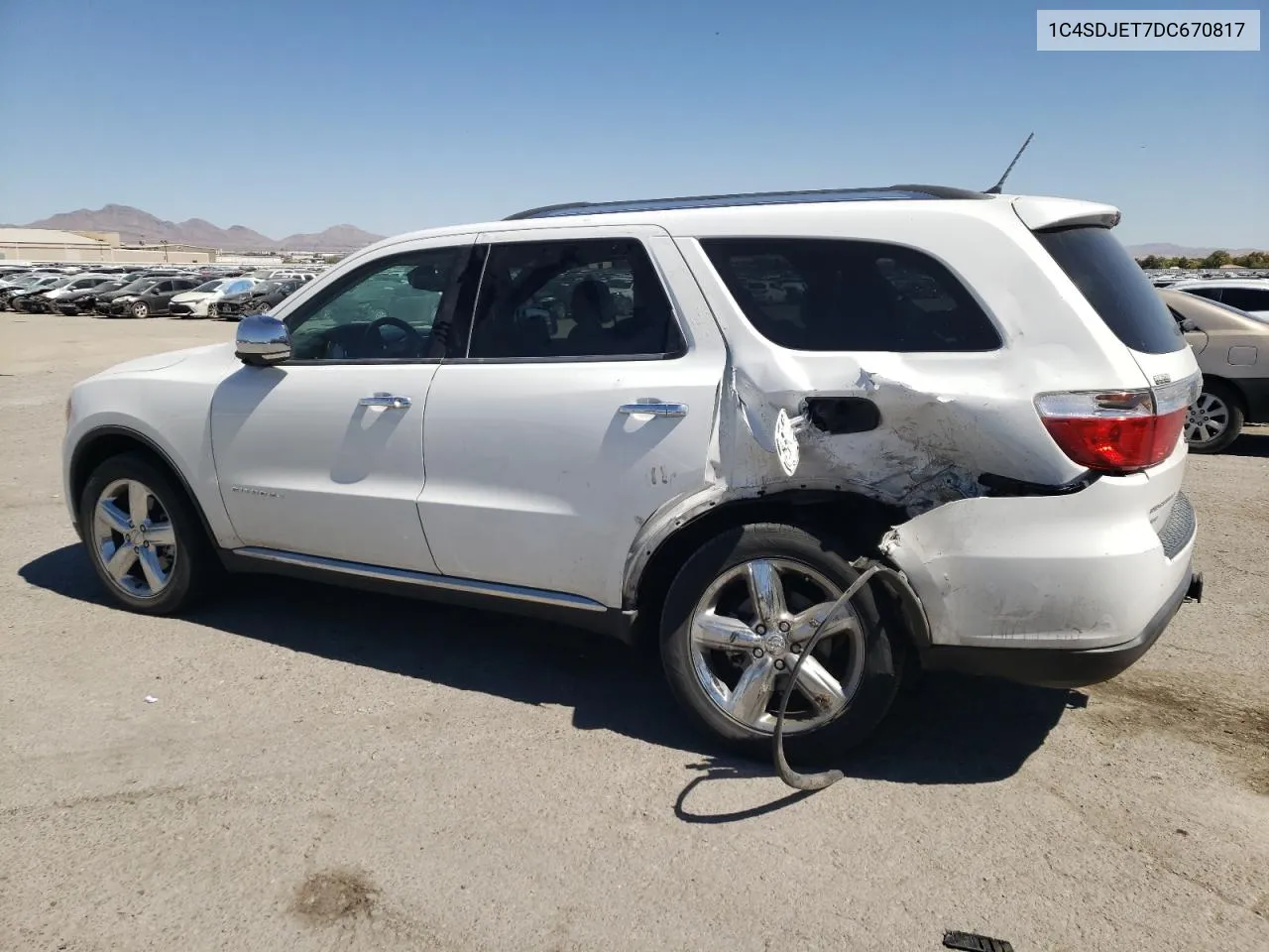 2013 Dodge Durango Citadel VIN: 1C4SDJET7DC670817 Lot: 72014624