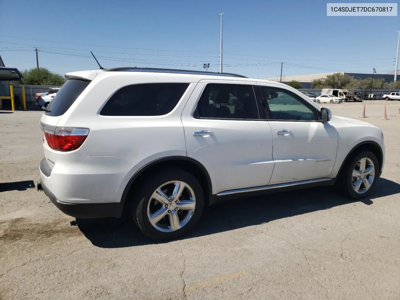 2013 Dodge Durango Citadel VIN: 1C4SDJET7DC670817 Lot: 72014624