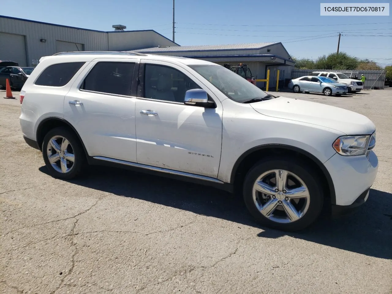 2013 Dodge Durango Citadel VIN: 1C4SDJET7DC670817 Lot: 72014624