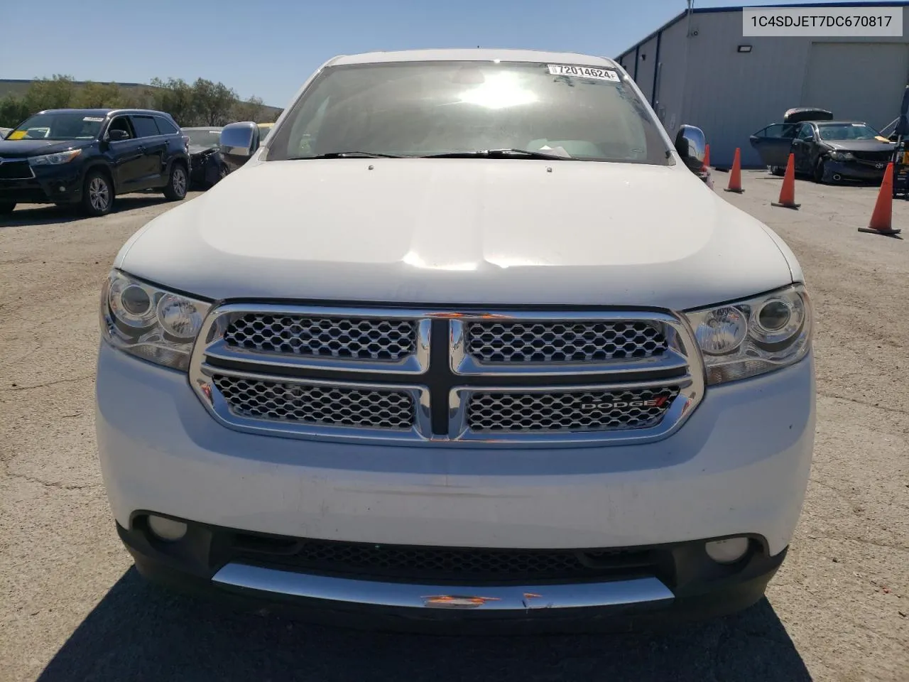 2013 Dodge Durango Citadel VIN: 1C4SDJET7DC670817 Lot: 72014624