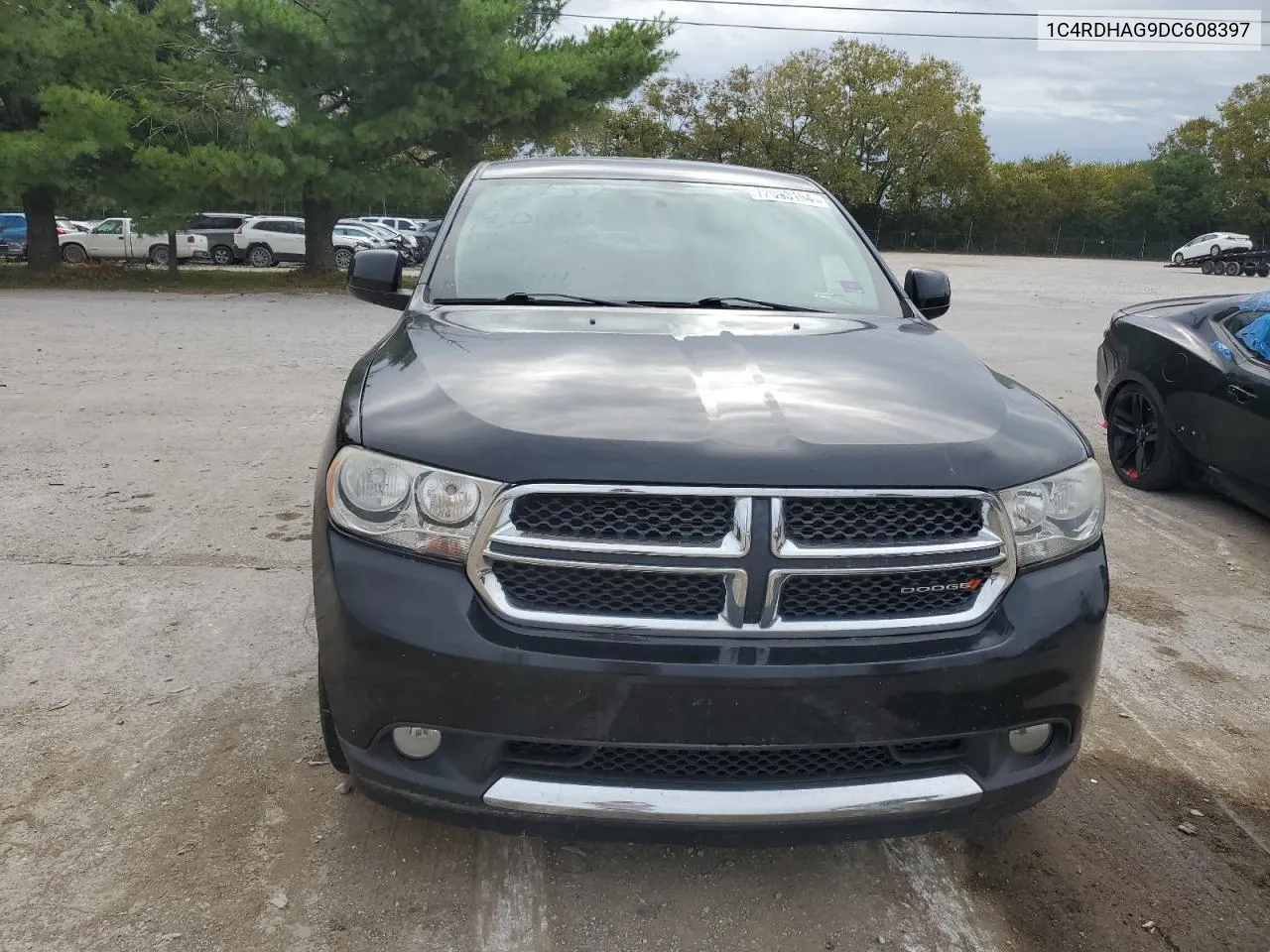 2013 Dodge Durango Sxt VIN: 1C4RDHAG9DC608397 Lot: 72093164