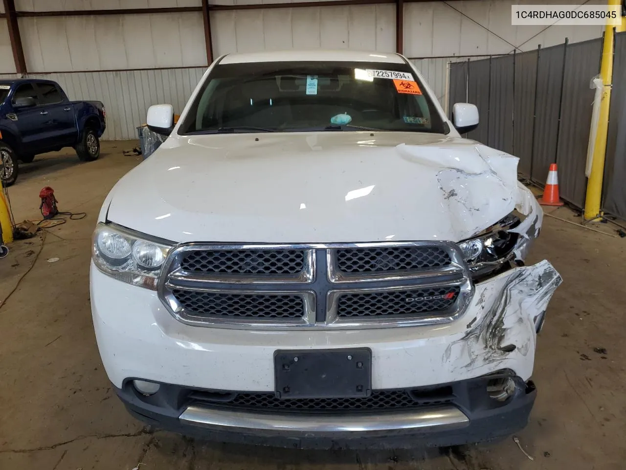 2013 Dodge Durango Sxt VIN: 1C4RDHAG0DC685045 Lot: 72257994