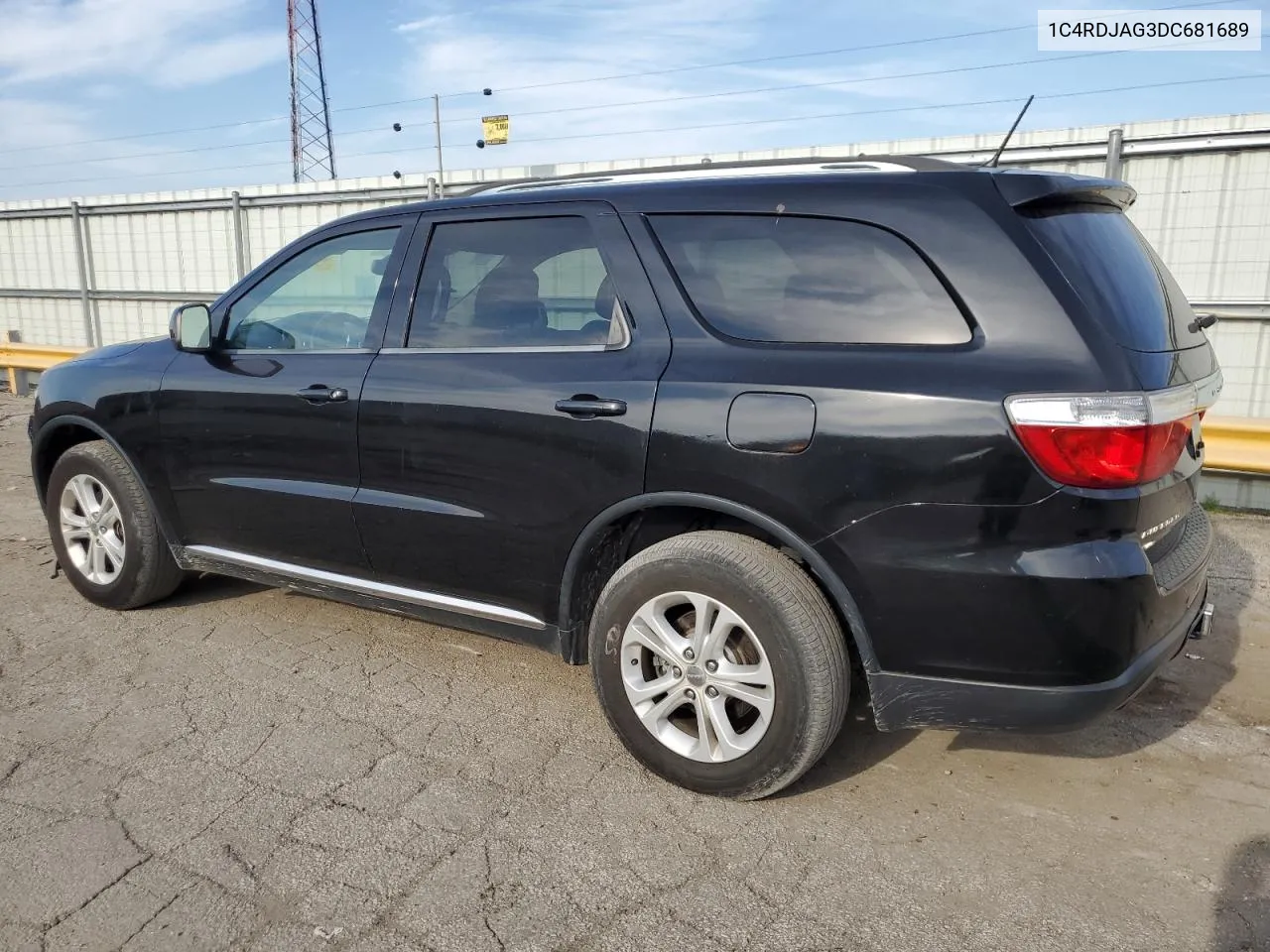 2013 Dodge Durango Sxt VIN: 1C4RDJAG3DC681689 Lot: 72376024